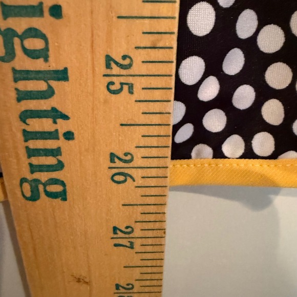 COCO BIANCO Polka Dot Bell Sleeve Blouse Womens M Black Feminine Career Workwear - Picture 10 of 11